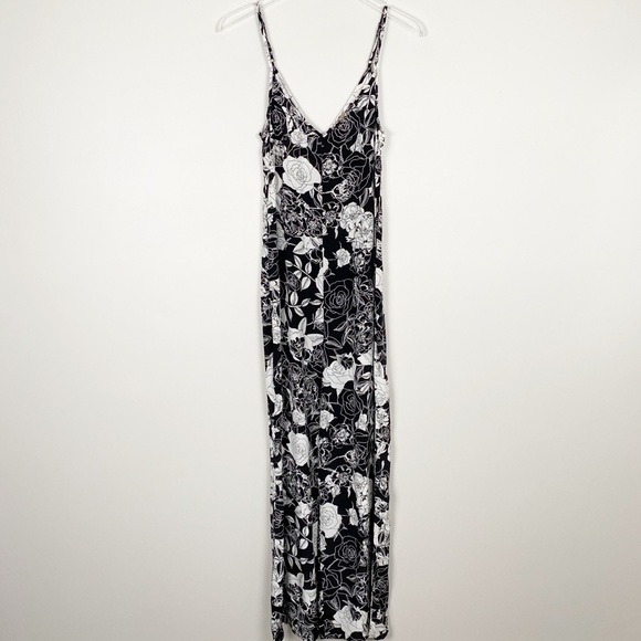 Anthropologie Pants - ANTHROPOLOGIE Kachel Silk Floral Jumpsuit 8 Boho